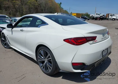 2017 Infiniti Q60 2.0T z USA, uszkodzony, nr VIN JN1CV7EL7HM320076